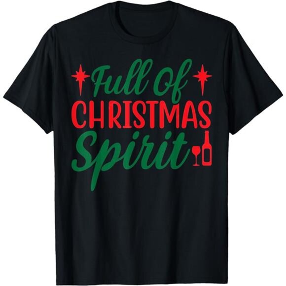 Full of Christmas Spirit Women’s T-Shirt - Picture 1 of 3
